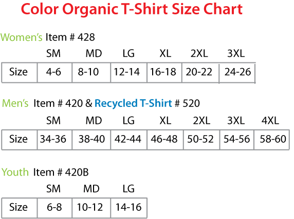 Organic-Color-Size-Chart